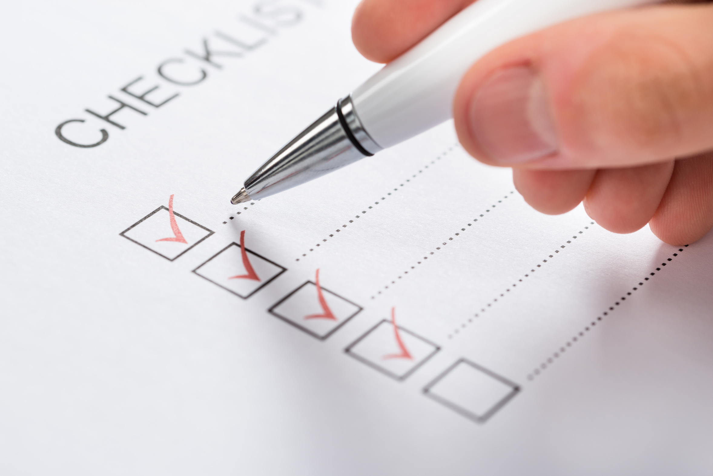Checkliste Checkliste