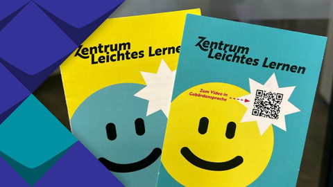 Foto des Flyers vom Zentrum Leichtes Lernen