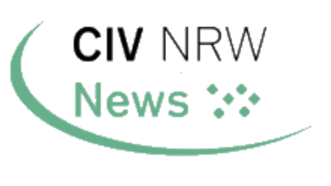 Die Abkürzung CIV für Cochlea Implantat Verband NRW. Darunter der Schriftzug News