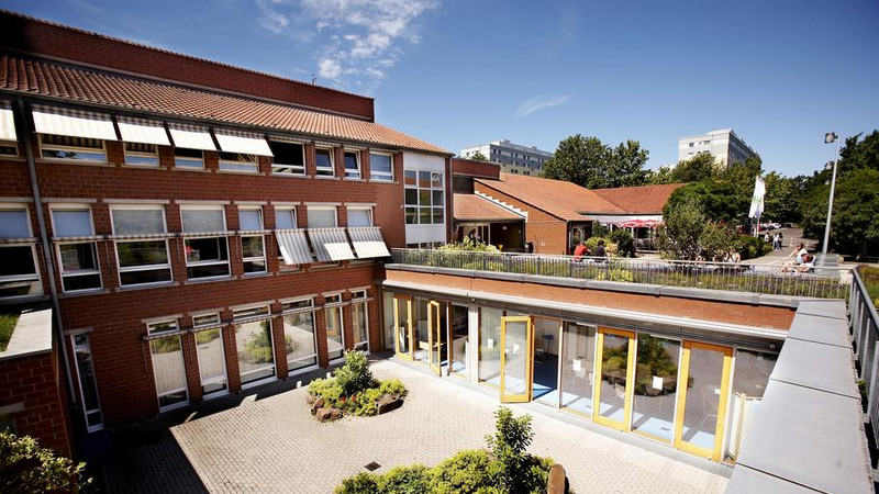 Gebäude des BFW Mainz, Rückansicht