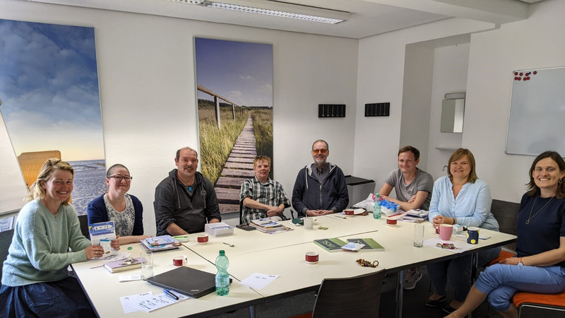 Team des KSL-MSI-NRW mit dem Landesverband der Gehörlosen und Gebärdensprachgemeinschaft NRW e.V. in Essen