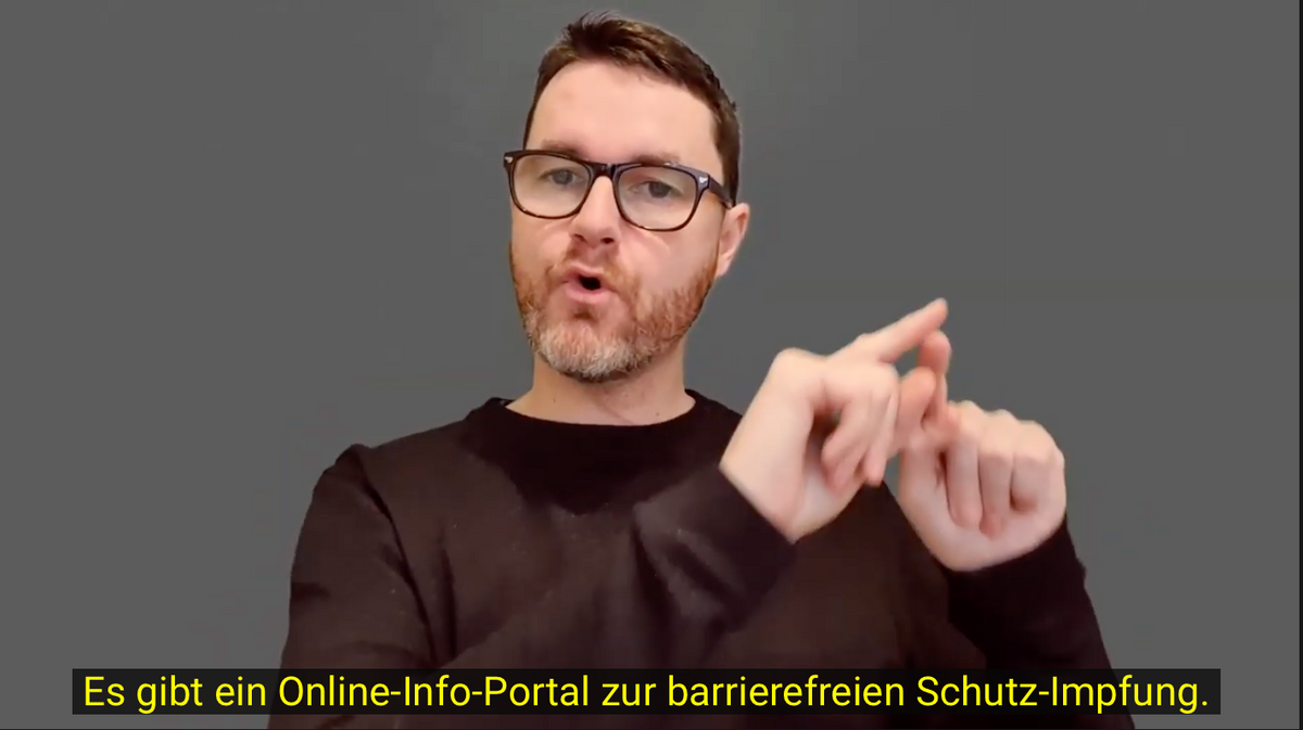 Screenshot aus DGS-Video