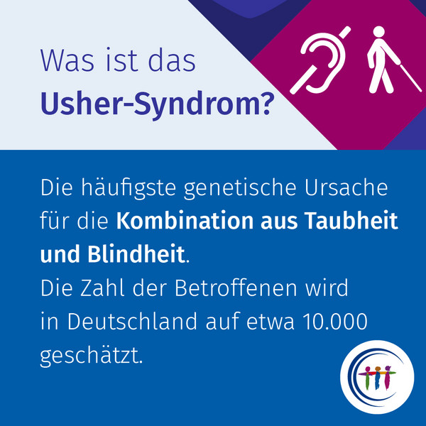 Was ist das Usher-Syndrom, Grafik von Instagram 