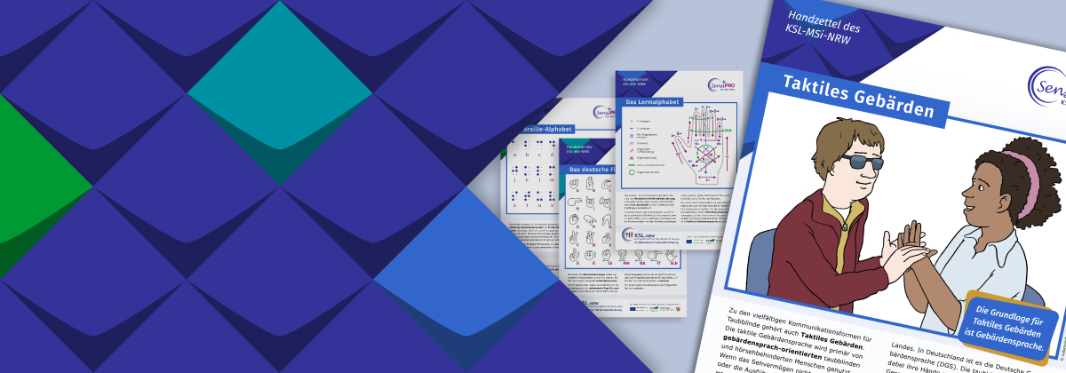 Slidegrafik zum Infoblatt für Taktile Gebärden 